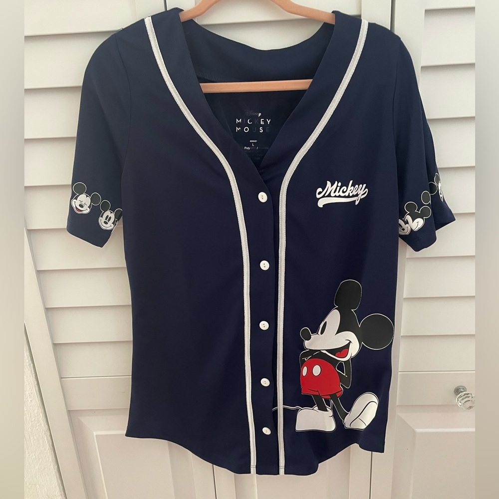 Disney Mickey Baseball Jersey - Large